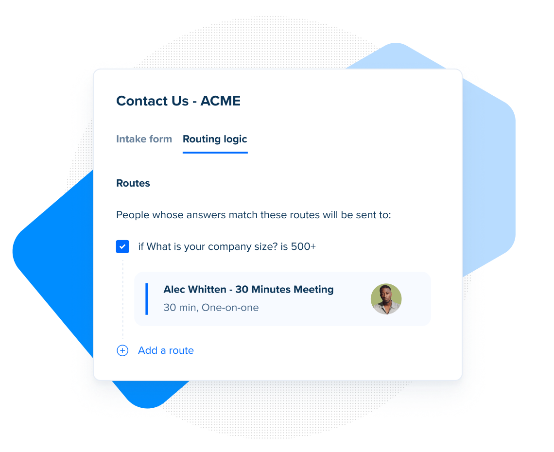 Build routing forms in Calendly