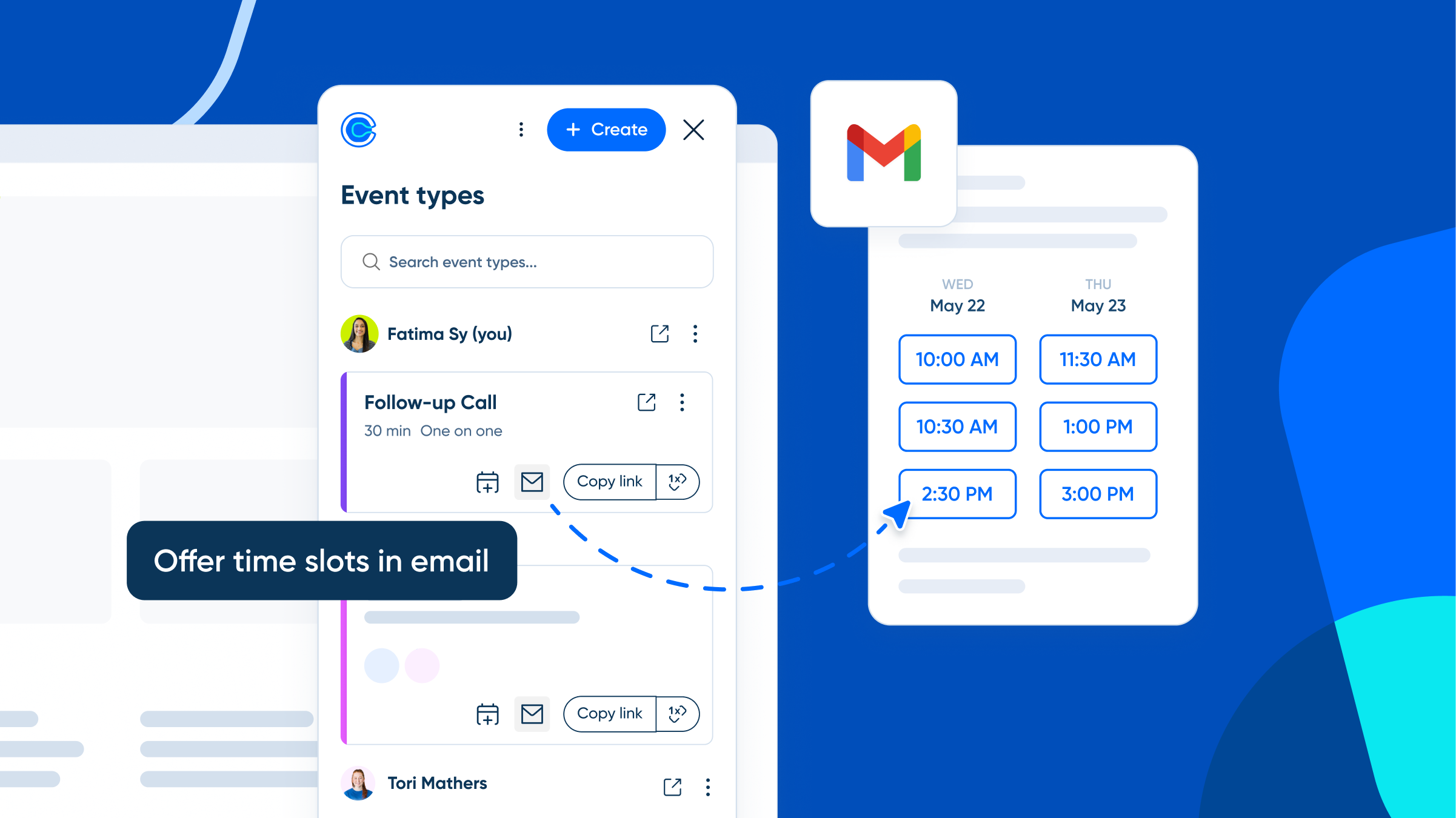 Get more done in less time with the Calendly extension