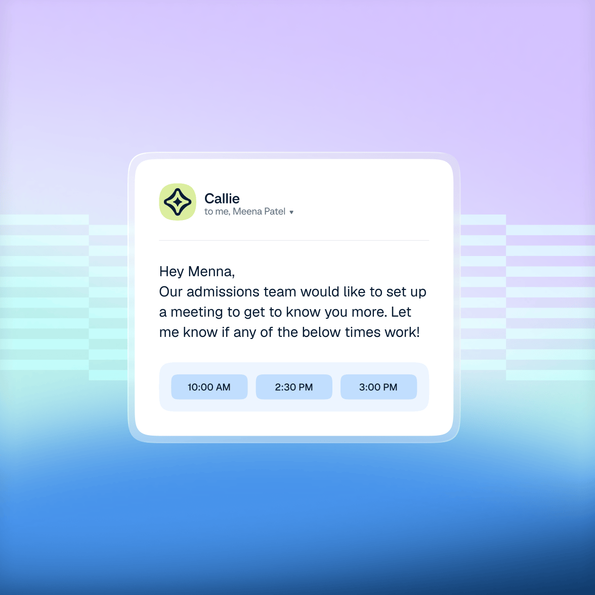 Support students when they need it most 
