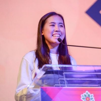 Audrey Pe, founder of WiTech, uses Calendly at her nonprofit to encourage gender equity in tech.
