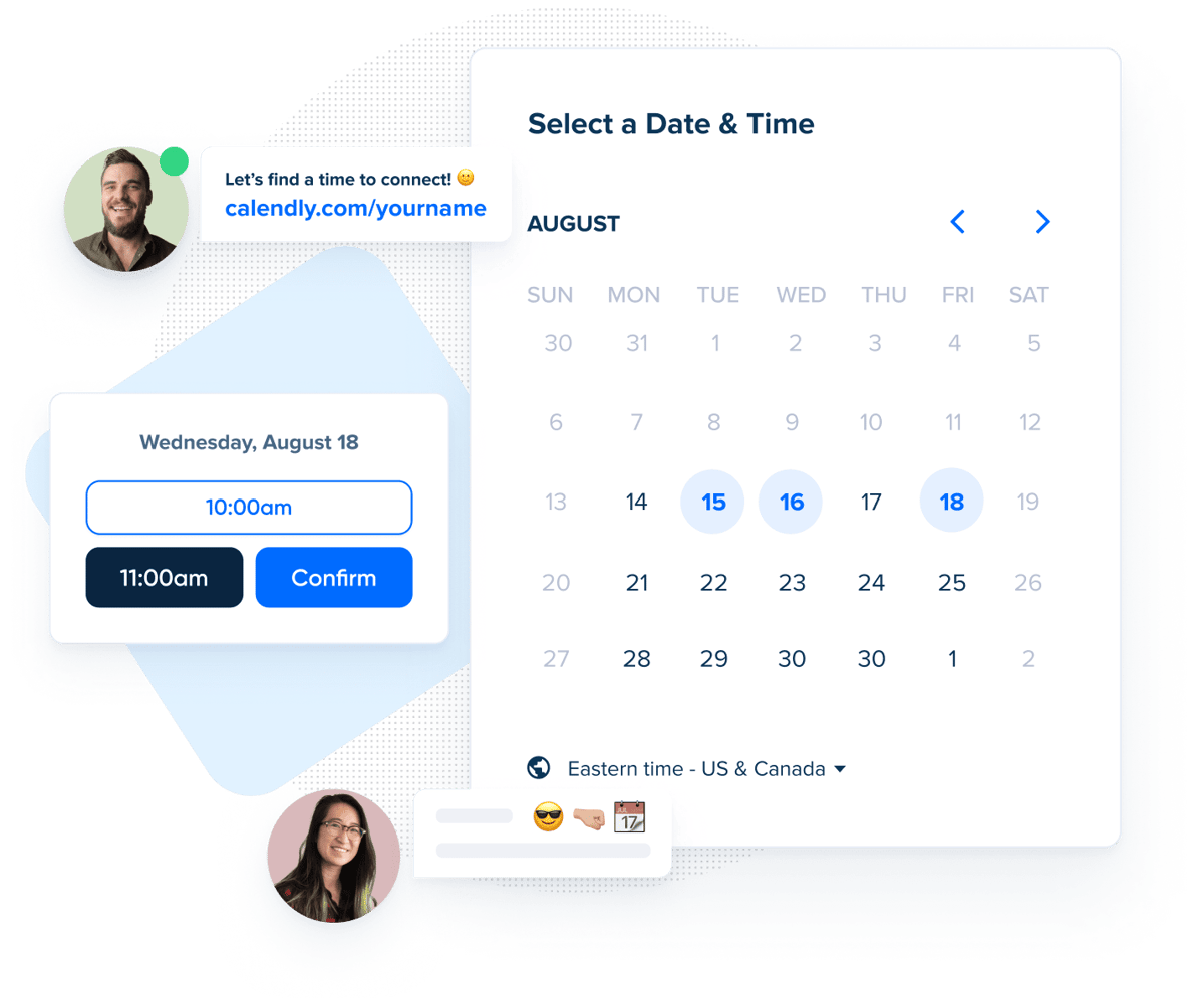 Calendly helps you book better meetings, faster, by syncing and integrating everything in one intuitive platform.