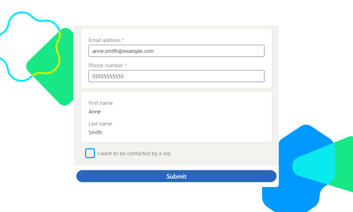 LinkedIn Lead Gen Forms ads allow advertisers to include a checkbox in the form so leads can specify whether they want to be contacted by a representative.