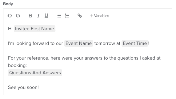 Email confirmation screenshot