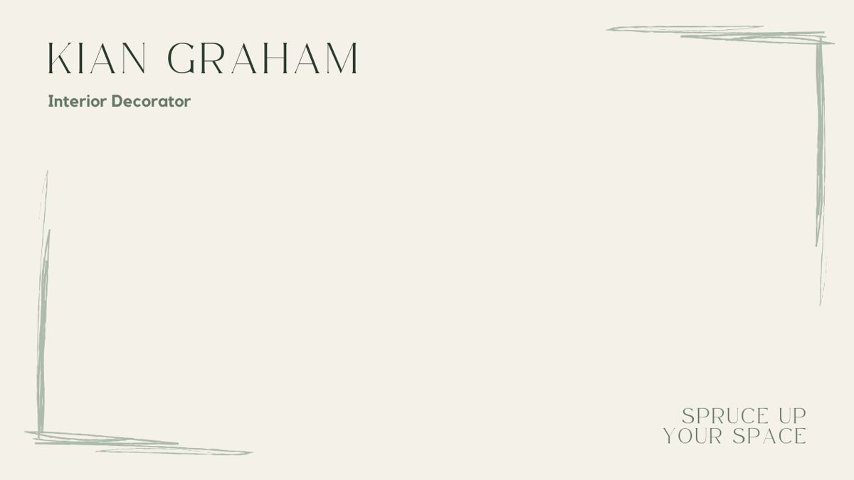 Canva template business card Zoom background