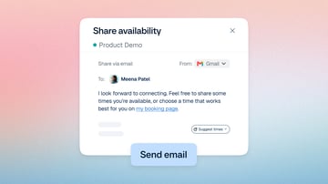 More bookings, less follow-up — with emails sent right from Calendly