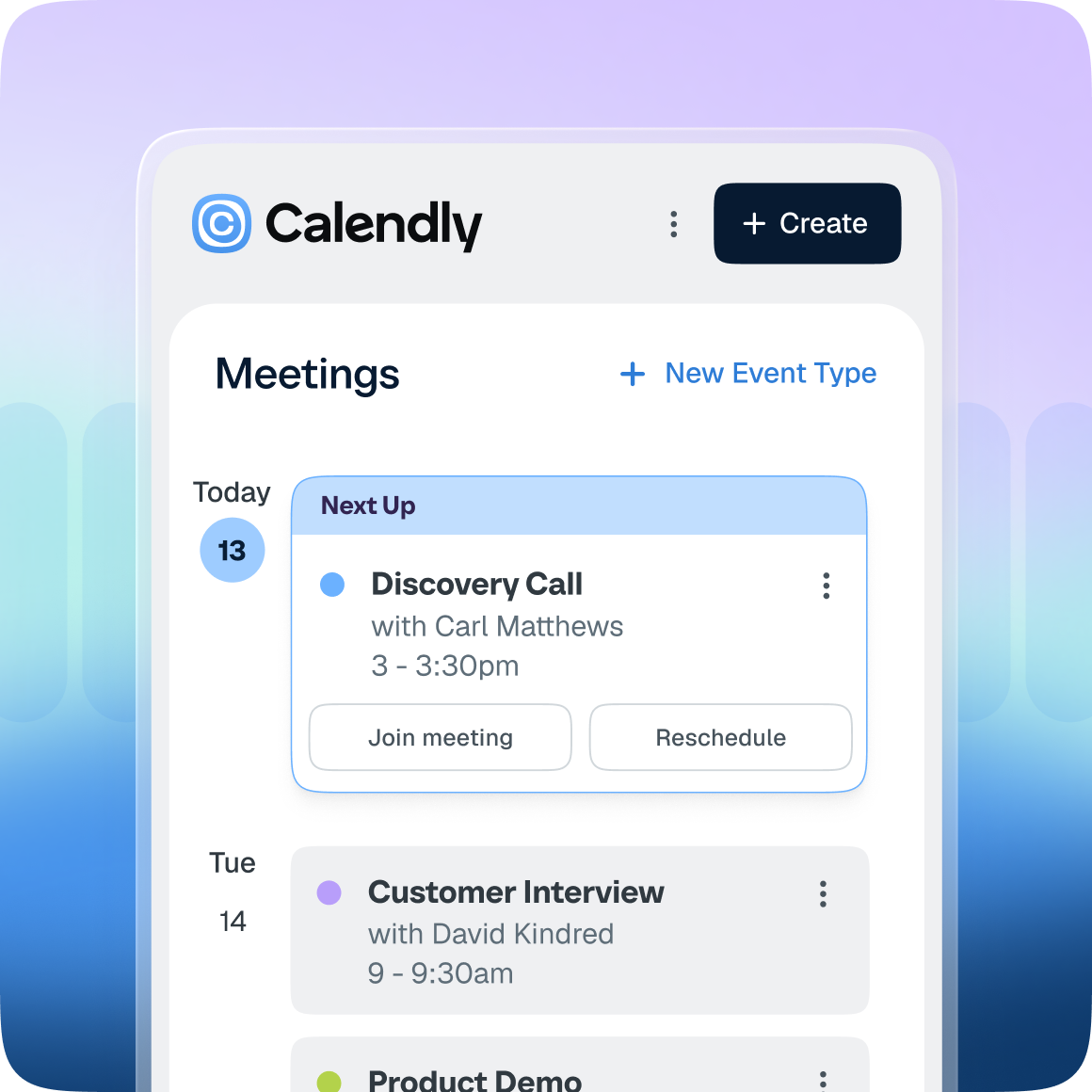 Access Calendly directly from Chrome