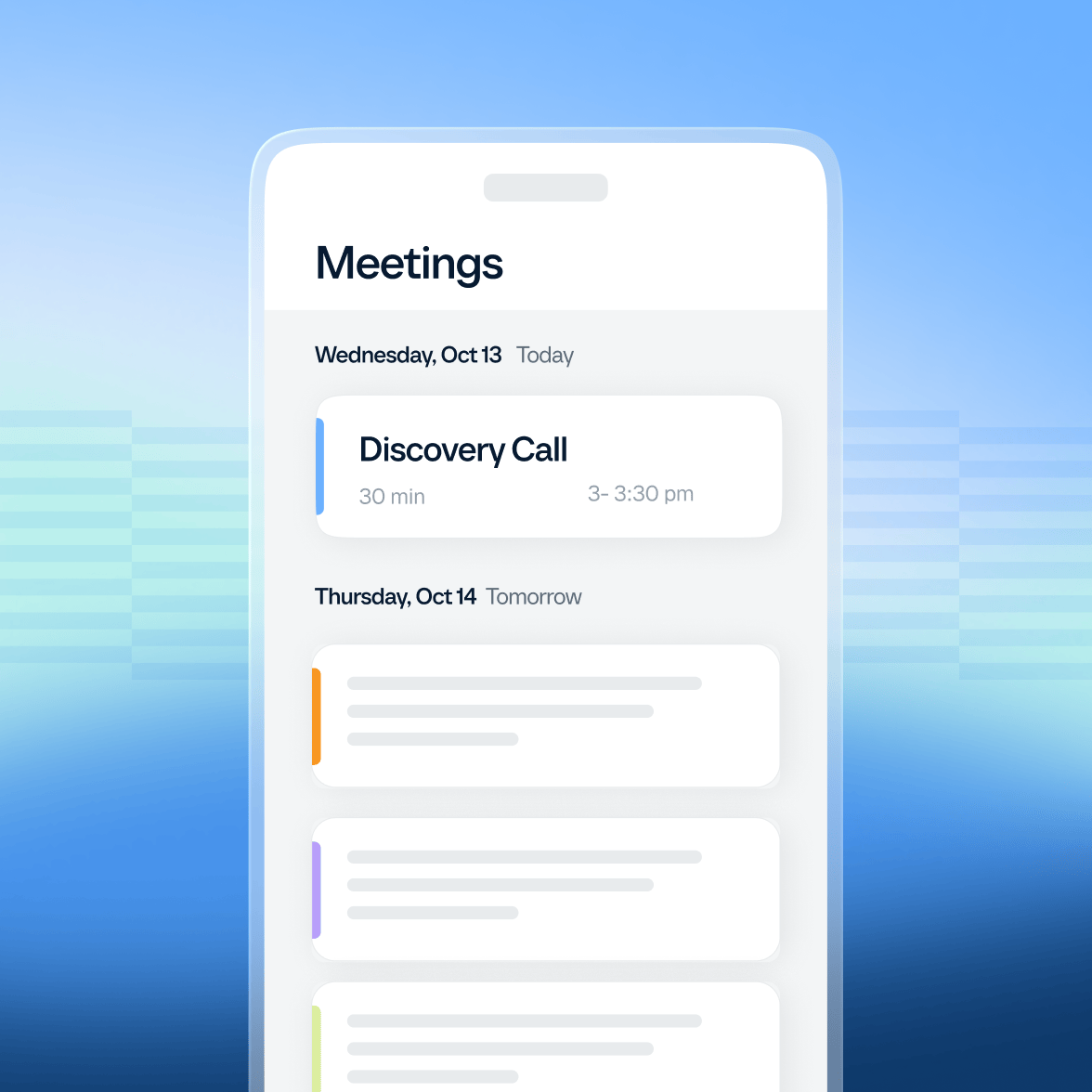 Instantly update your meetings and availability