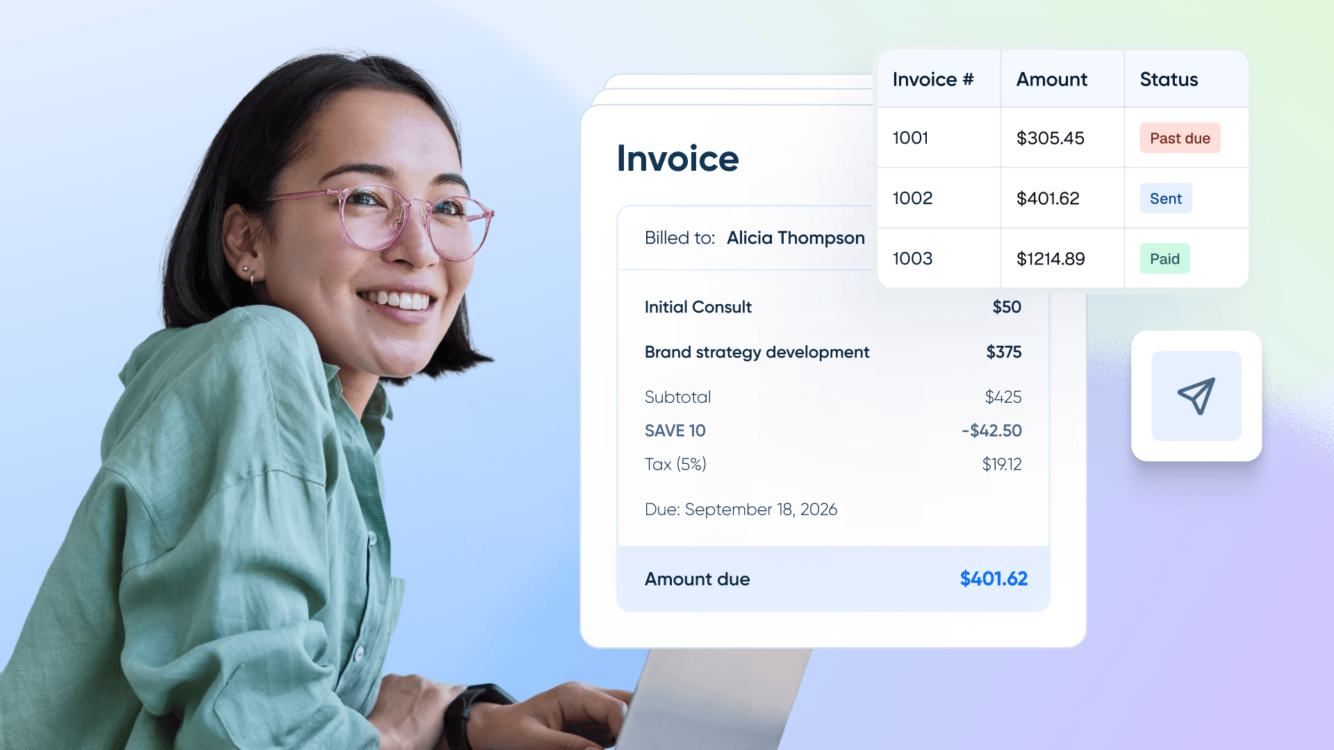 Create and send invoices right from Calendly