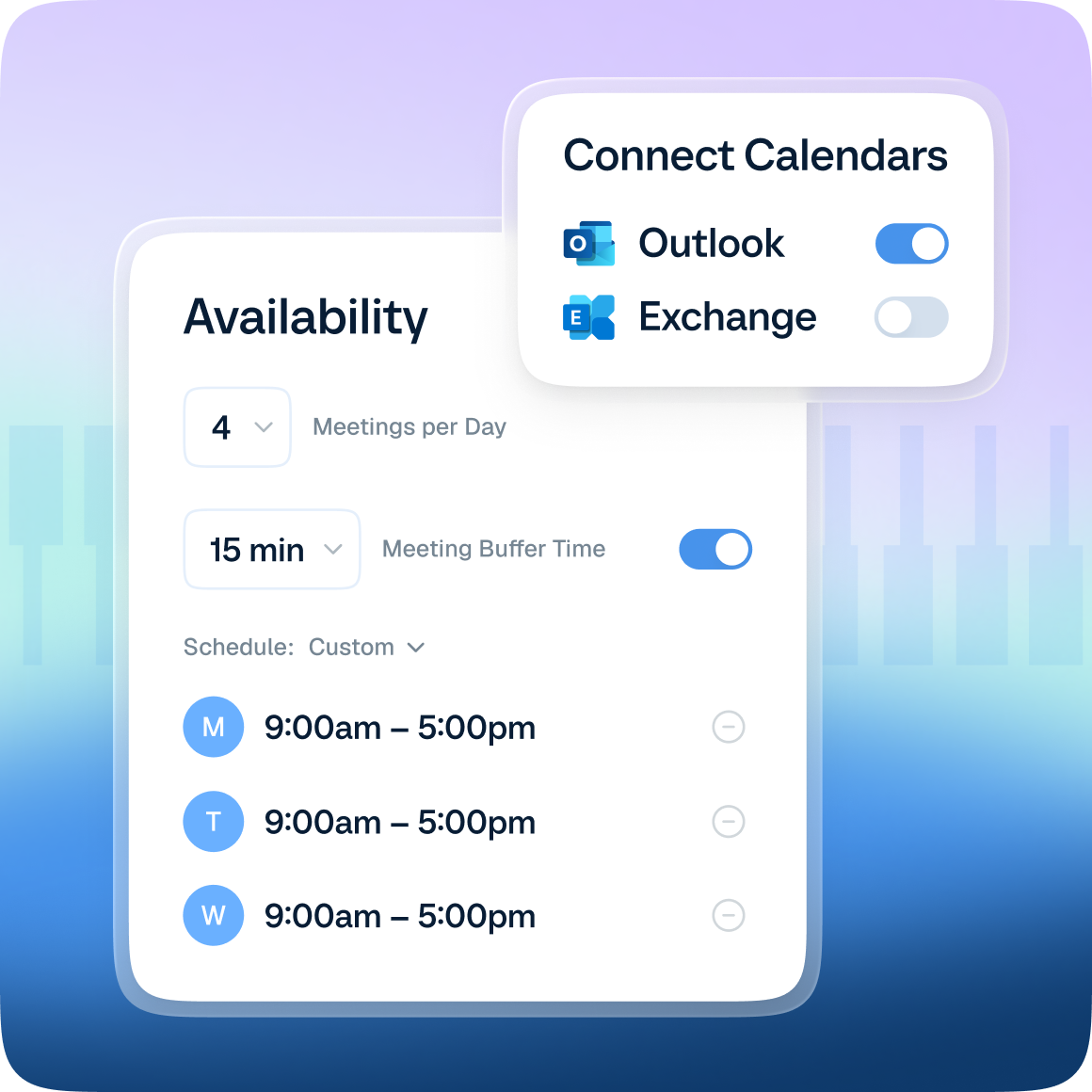Keep your calendar and availability up-to-date