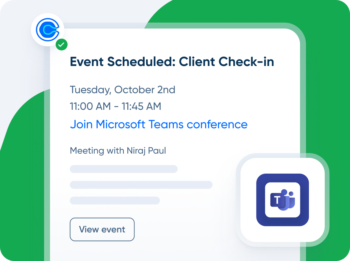Stay connected with real-time meeting notifications