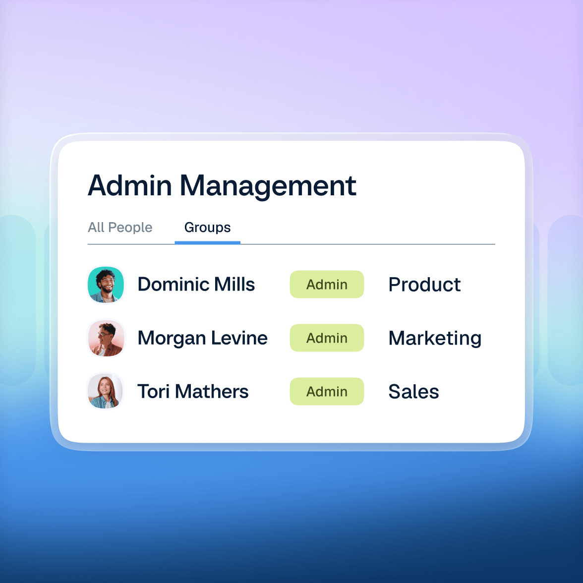 Delegate to group admins